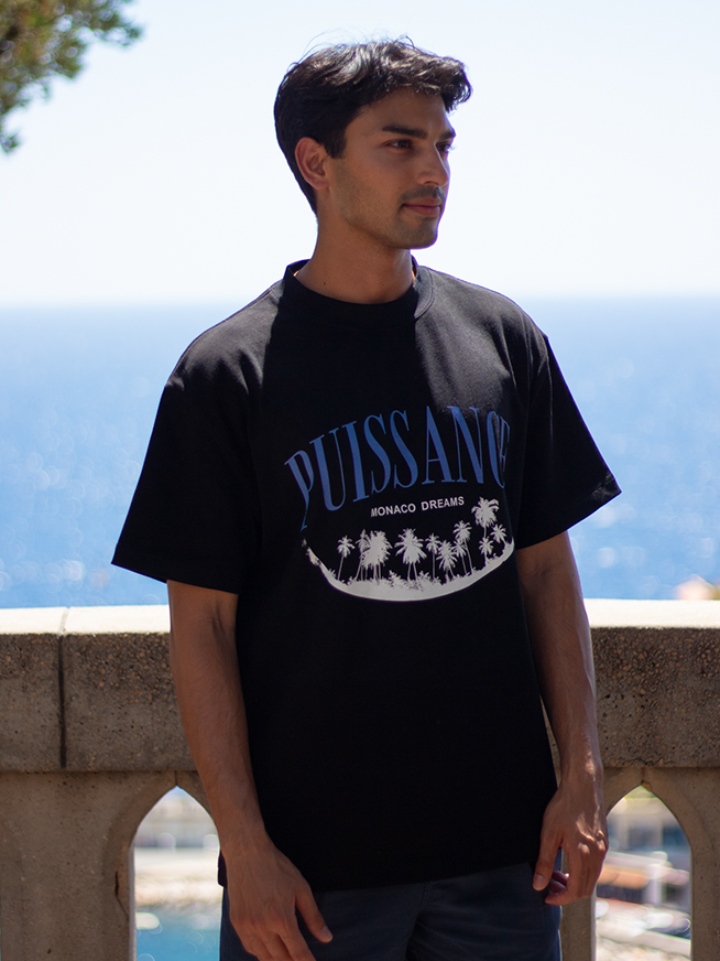 MONACO DREAMS TEE - NOIR