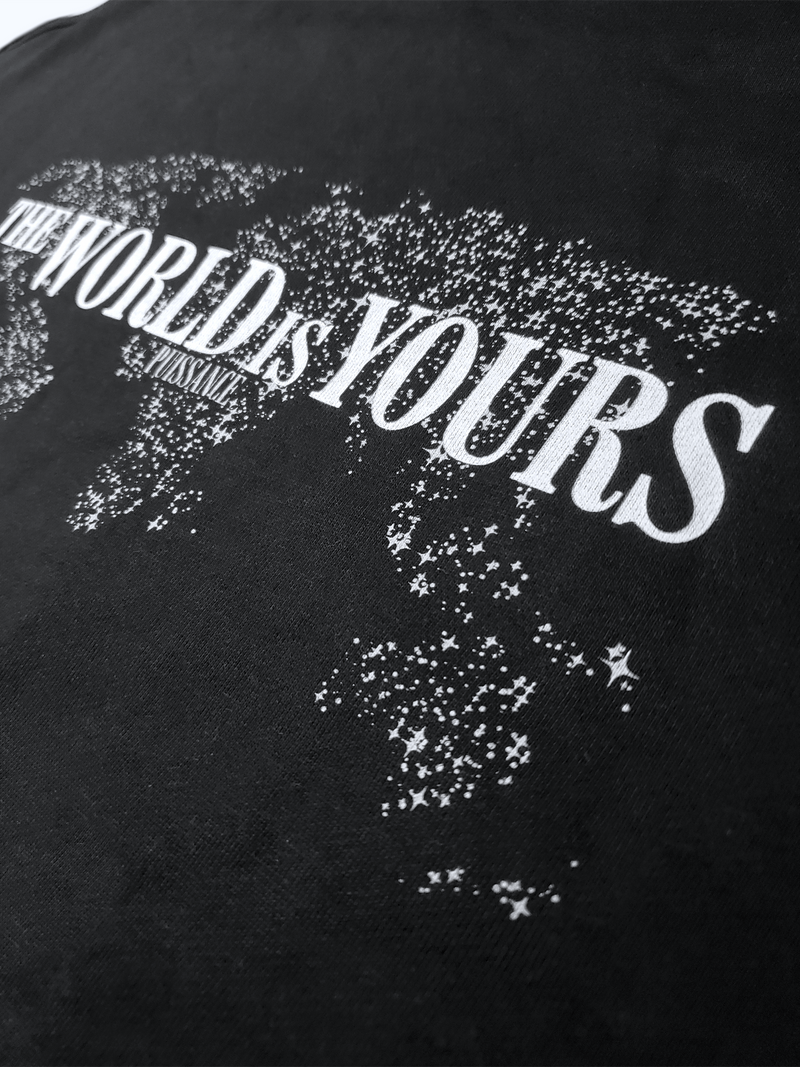 WORLD IS YOURS TEE - NOIR