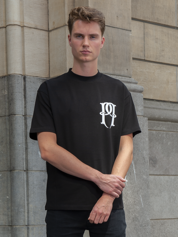 CREST LOGO TEE - NOIR