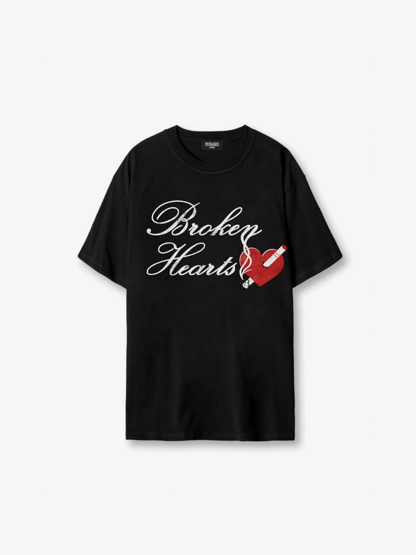 BROKEN HEARTS TEE - NOIR