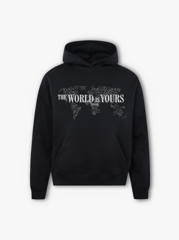 WORLD IS YOURS HOODIE - NOIR