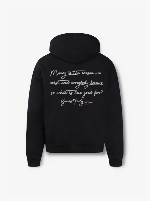 LOVE LETTER HOODIE - NOIR