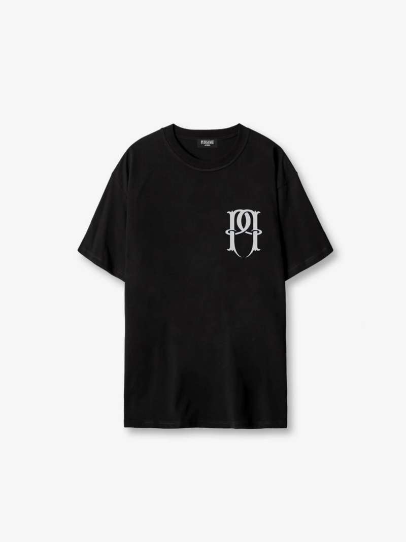 CREST LOGO TEE - NOIR