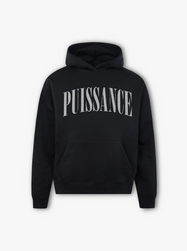 SPRAY LOGO HOODIE - NOIR